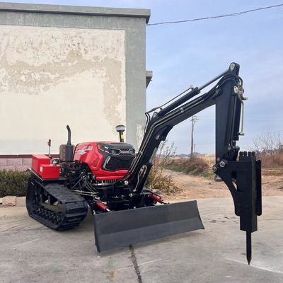 Mountain Paddy Field / Land Farm Crawler Tractor Agricultural Equipment