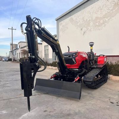 Mountain Paddy Field / Land Farm Crawler Tractor Agricultural Equipment