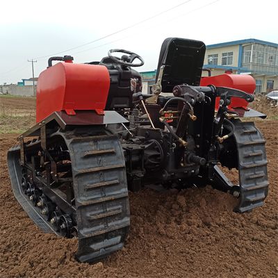 Small 80HP Crawler Tractor Agricultural Equipment Fully Automatic Tracked Compact Tractor