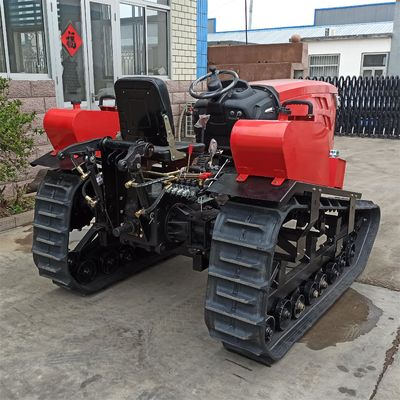 Small 80HP Crawler Tractor Agricultural Equipment Fully Automatic Tracked Compact Tractor