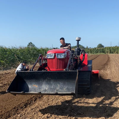 25 HP -120 HP Farm Crawler Tractor Construction Equipment With Loader