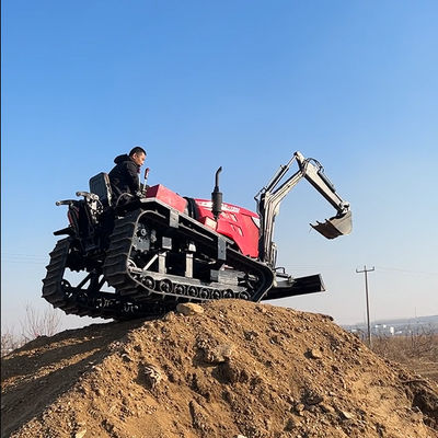 Orchard Farm Garden Diesel Engine Tractor With Lawn Mower Excavator Farm Machinery