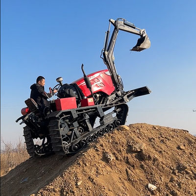 Orchard Farm Garden Diesel Engine Tractor With Lawn Mower Excavator Farm Machinery