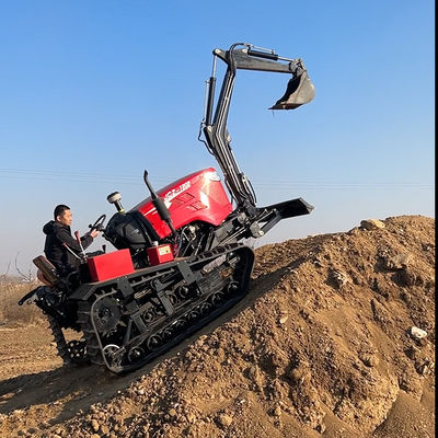 Orchard Farm Garden Diesel Engine Tractor With Lawn Mower Excavator Farm Machinery