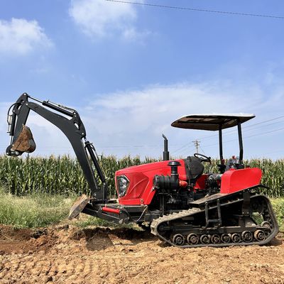 Farming 80HP Crawler Tractor Loader Various Agricultural Tools