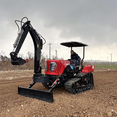 Farming 80HP Crawler Tractor Loader Various Agricultural Tools
