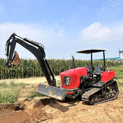Farming 80HP Crawler Tractor Loader Various Agricultural Tools