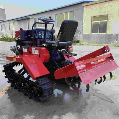 Agriculture Machinery Equipment 35HP Diesel Farm Walking Tractor With Rotary Tillage Machine