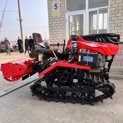 Agriculture Machinery Equipment 35HP Diesel Farm Walking Tractor With Rotary Tillage Machine