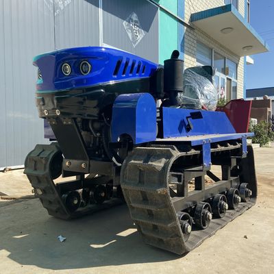 Micro 35HP Compact Tractor Rotary Garden Cultivator Tractor With Excavator Bucket