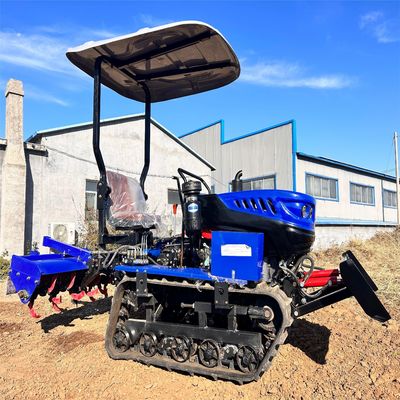 Micro 35HP Compact Tractor Rotary Garden Cultivator Tractor With Excavator Bucket