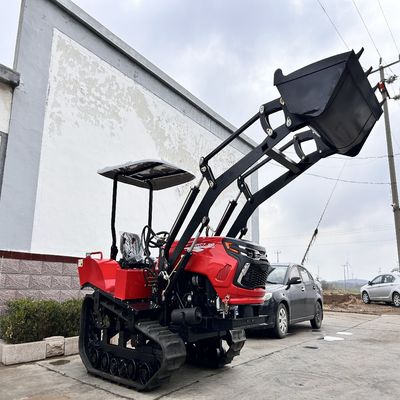 Multifunctional Agricultural Mini Diesel Rubber Track Crawler Tractor With Free Accessories
