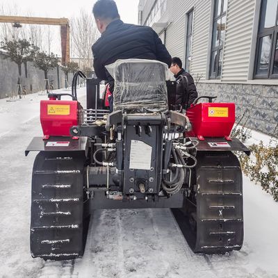 Agricultural Diesel Engine 50HP Sitting Drive Crawler Tractor With Loader