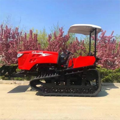 OEM ODM 120HP Crawler Tractor Paddy Field Mini Crawler Tractor With Rotary Tiller Plow