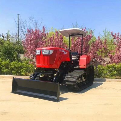 OEM ODM 120HP Crawler Tractor Paddy Field Mini Crawler Tractor With Rotary Tiller Plow