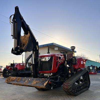 120HP Rubber Track Crawler Tractor Manufacturers With Excavator