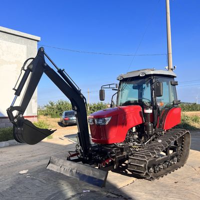 Agricultural 120HP Crawler Tractor Small Garden Tractor With Front Loader
