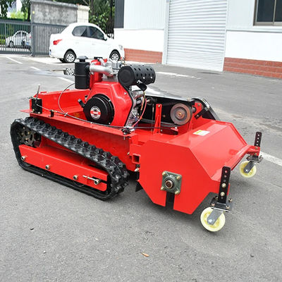 1200mm Remote Control Slope Mower Tractor , Garden Field Flail Lawn Mower