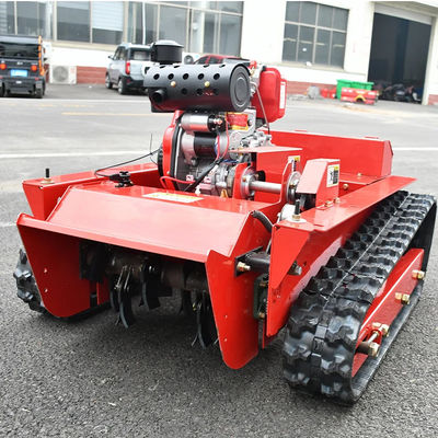 1200mm Remote Control Slope Mower Tractor , Garden Field Flail Lawn Mower