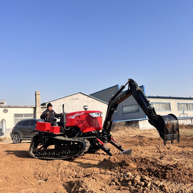 Small Farm Cultivator Rotary Tiller Agricultural Mini Crawler Tractor For Farm